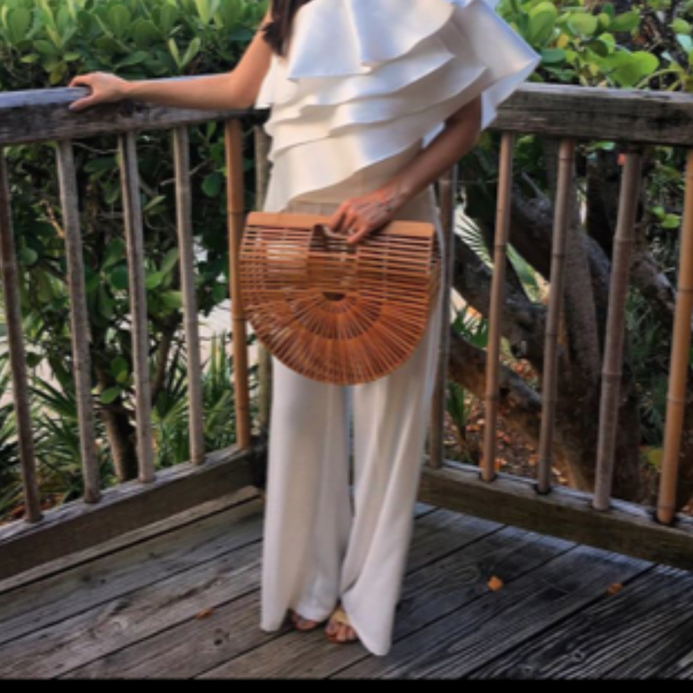 Ark Bamboo cage Handbag or Clutch